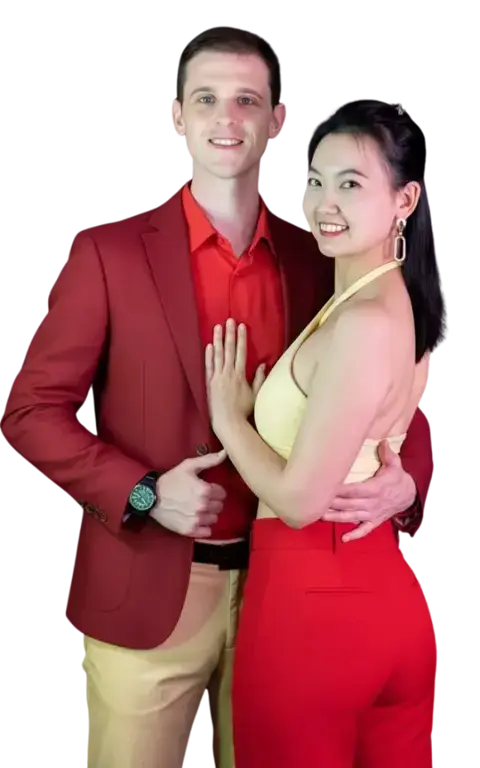 Ale and Xidan, founders of AXcent Dance