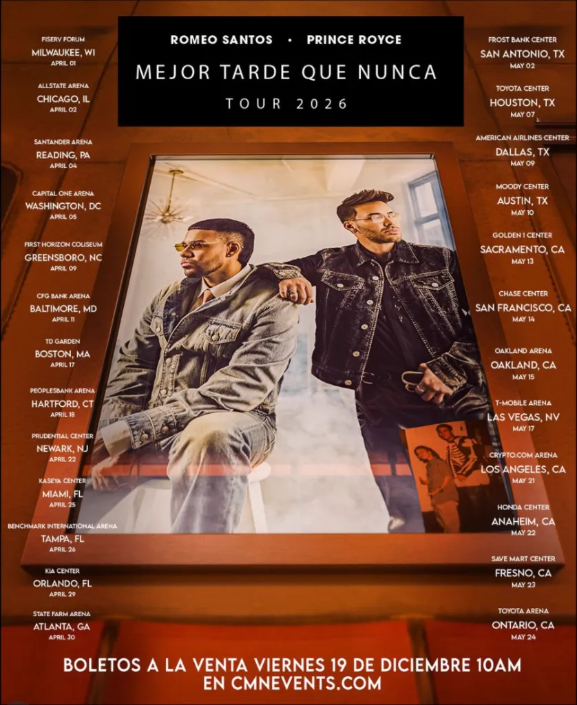 Romeo Santos Tour 2026