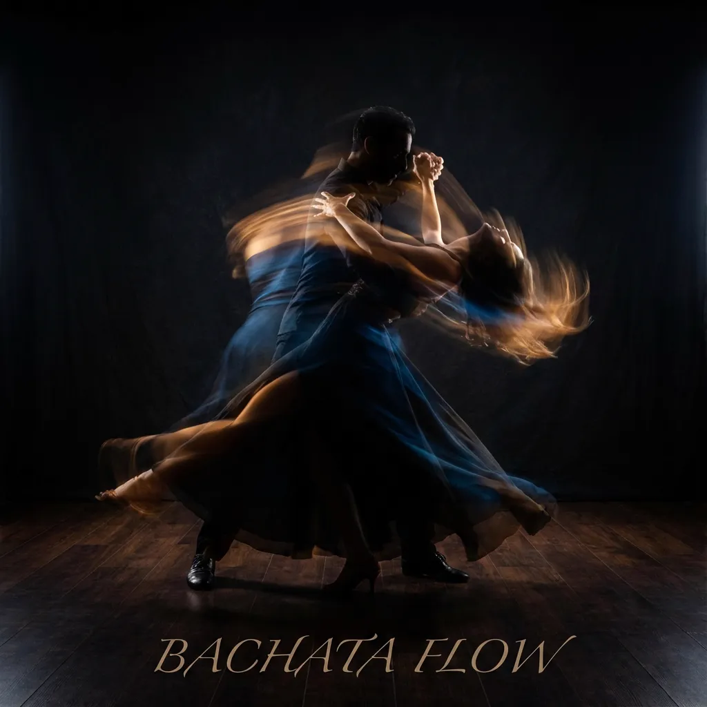 Artistic Motion Blur of Couple Dancing Bachata